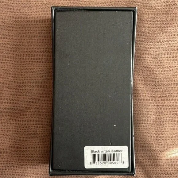 MVMT Black/Tan leather - Needs Battery - Box Has Wear/Damage - See Pics - Picture 6 of 8